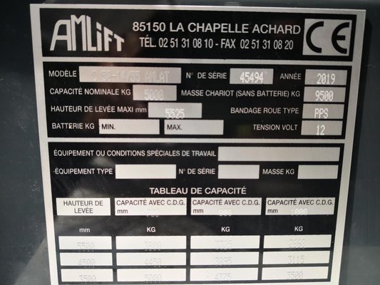 Chariot élévateur latéral AMLIFT C5000-14 AMLAT