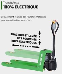 Transpalette électrique Hangcha CBD15-WS