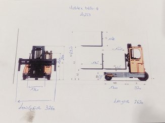 Chariot élévateur latéral Hubtex DQ30-G