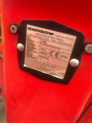 Balayeuse industrielle Agri Farm GANSOW 125B