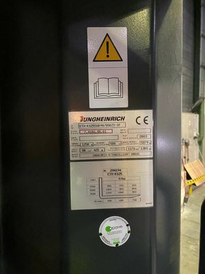 Chariot tridirectionnel à conducteur au sol Jungheinrich ETX KOMBI 125