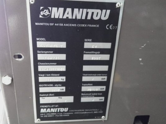Chariot élévateur télescopique Manitou MVT675T