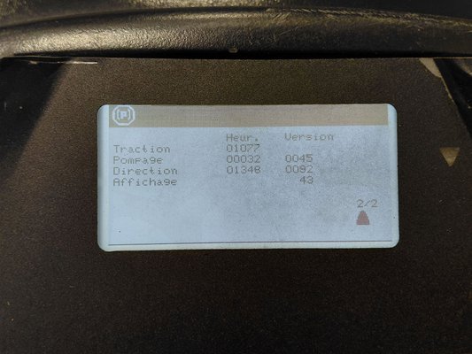 Transpalette porté debout Mitsubishi PBR20N
