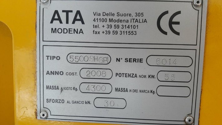 Tracteur industriel ATA 5500 LPG