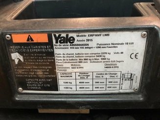 Chariot élévateur électrique Yale ERP16VF LWB