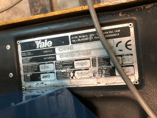 Transpalette électrique Yale MP20X BOB