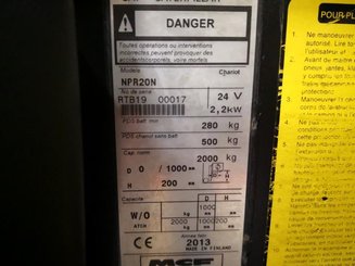 Préparateur de commande au sol Caterpillar NPR20N