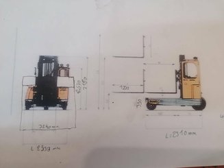 Chariot élévateur latéral multidirectionnel Combilift ESA30
