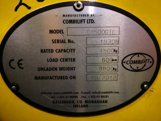 Chariot élévateur latéral Combilift C4500GTE