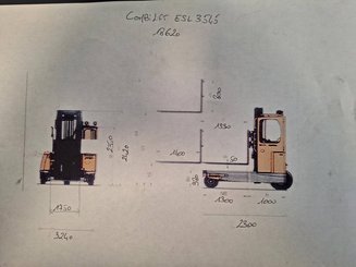 Chariot élévateur latéral multidirectionnel Combilift ESL3545
