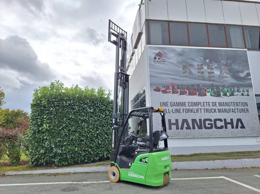 Chariot élévateur frontal 3 roues Hangcha XC3-18i (CPDS18-XCC2G-SI)