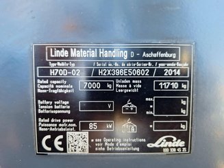 Chariot élévateur frontal 4 roues Linde H70 D