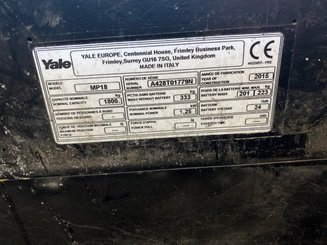 Transpalette électrique Yale MP18