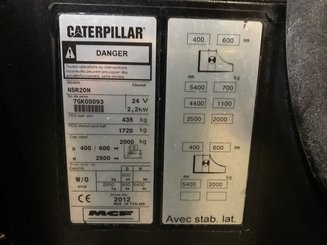 Gerbeur porté debout Caterpillar NSR20N