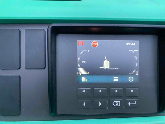 Transpalette porté debout Mitsubishi PBF20N3R Fourches 2400mm