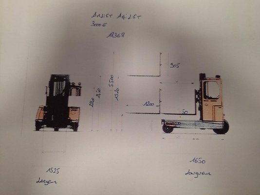 Chariot multidirectionnel AMLIFT AGILIFT 3000E