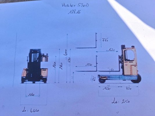 Chariot élévateur latéral Hubtex S30 D