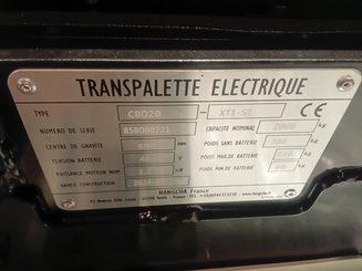 Transpalette électrique Hangcha CBD20-XT1-SI